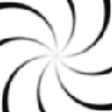 Halftone Pattern. Set of Dots. Dotted Texture on White Background. Overlay Stock Illustration