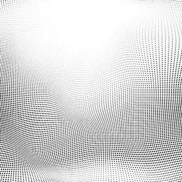 Halftone Pattern. Set of Dots. Dotted Texture on White Background. Overlay Stock Illustration