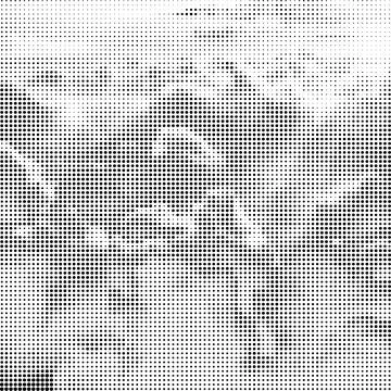 Halftone Pattern. Set of Dots. Dotted Texture on White Background. Overlay Illustrazione stock