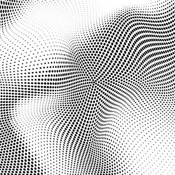 Halftone Pattern. Set of Dots. Dotted Texture on White Background. Overlay Stock Illustration