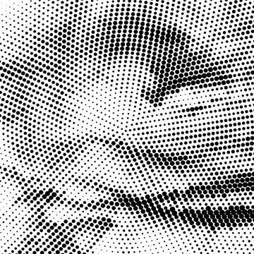 Halftone Pattern. Set of Dots. Dotted Texture on White Background. Overlay Illustrazione stock