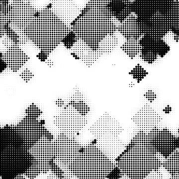 Halftone Pattern. Set of Dots. Dotted Texture on White Background. Overlay Illustrazione stock