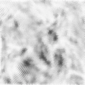 Halftone Pattern. Set of Dots. Dotted Texture on White Background. Overlay Stock Illustration