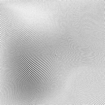 Halftone Pattern. Set of Dots. Dotted Texture on White Background. Overlay Stock Illustration