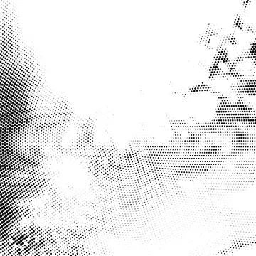 Halftone Pattern. Set of Dots. Dotted Texture on White Background. Overlay .. Illustrazione stock