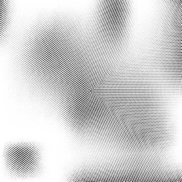 Halftone Pattern. Set of Dots. Dotted Texture on White Background. Overlay Gr Stock Illustration