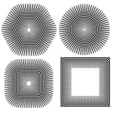 Halftone Pattern. Set Dots. Halftone Pattern. Halftone Dots. Dots on White... Stock Photos