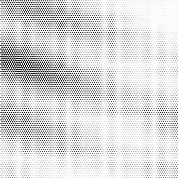 Halftone pattern of small black diamonds creating a gradient effect on white イラスト素材
