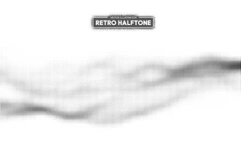 Halftone pattern vector. Gradient dot pattern. Grunge halftone background ,old Stock Illustration