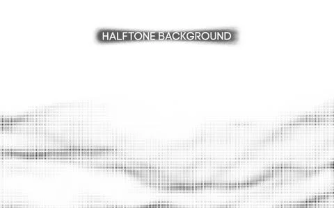 Halftone pattern vector. Gradient dot pattern. Grunge halftone background ,old Stock Illustration