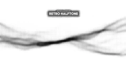 Halftone pattern vector. Gradient dot pattern. Grunge halftone background ,old Illustrazione stock