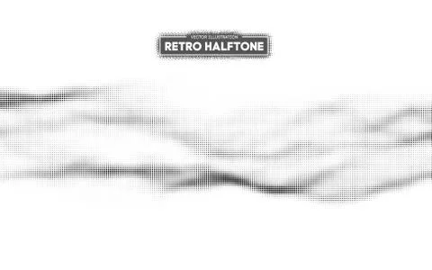 Halftone pattern vector. Gradient dot pattern. Grunge halftone background ,old Stock-Illustration