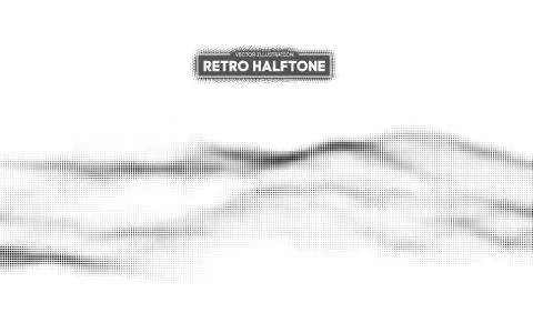 Halftone pattern vector. Gradient dot pattern. Grunge halftone background ,old Stock-Illustration