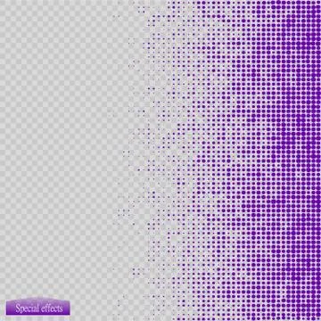 Halftone pattern vector.blue the circles to the background squares. Stock Illustration