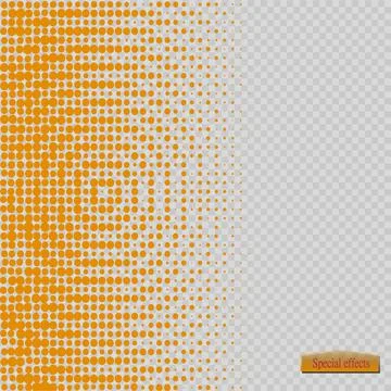 Halftone pattern vector.blue the circles to the background squares Illustrazione stock