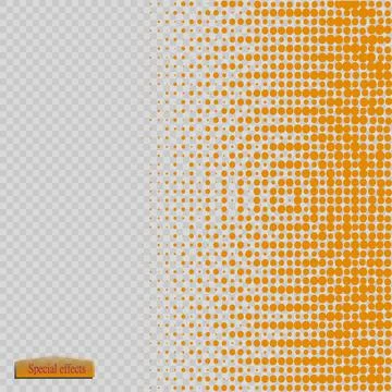 Halftone pattern vector.blue the circles to the background squares Illustrazione stock