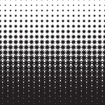 Halftone pattern on a white background Stock Illustration