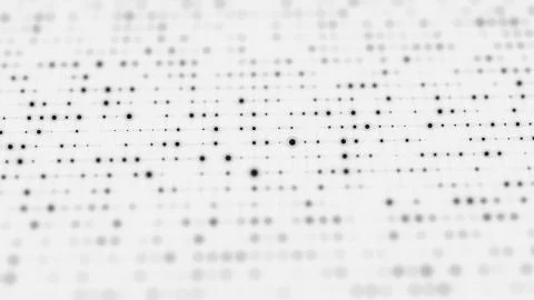 Halftone pattern. White composition. Glitch background. Gradient design backg Illustrazione stock