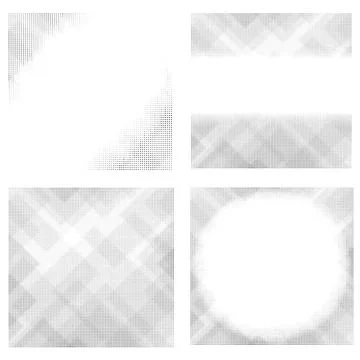 Halftone Patterns. Collection Dotted Background. Comics Book Background. H... Stock Photos