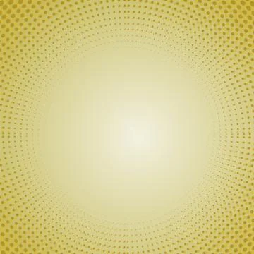 Halftone Patterns. Dots on Orange Background Illustrazione stock