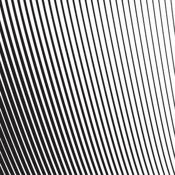 Halftone radial pattern background striped. Vector lines texture Stock Illustration