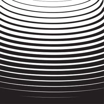 Halftone radial pattern background striped. Vector lines texture Stock Illustration