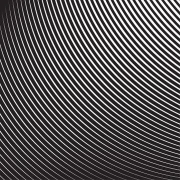 Halftone radial pattern background striped. Vector lines texture Stockillustratie