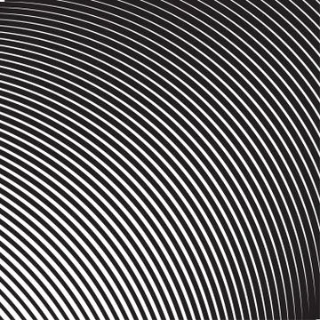 Halftone radial pattern background striped. Vector lines texture Stock Illustration
