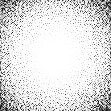 Halftone radial texture. Comic style grain background. Pop art faded textured Stock Illustration