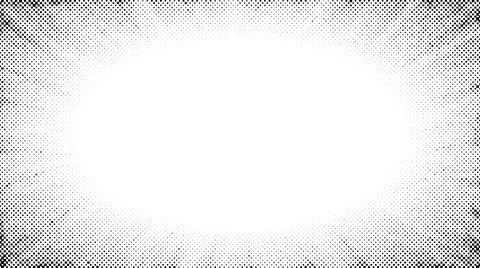 Halftone radial texture. Comic style grain background. Pop art faded textured Stock Illustration