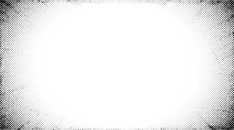 Halftone radial texture in comic style. Faded grain textured frame. Grunge sand Stock Illustration