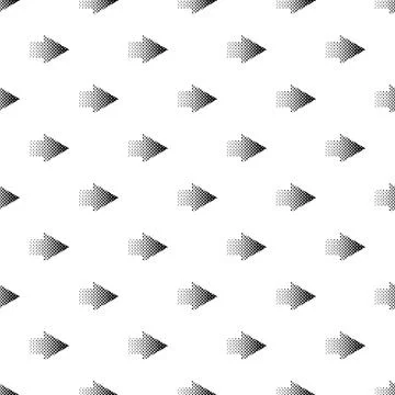 Halftone rigth arrow icon, simple style イラスト素材