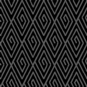 Halftone round black seamless background check geometry spiral vortex line イラスト素材