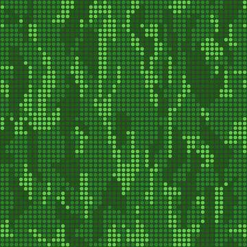 Halftone seamless camouflage texture. Vector camo wallpaper Illustrazione stock