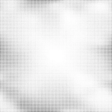Halftone seamless vector background. Abstract halftone effect with black dots on Stock Illustration