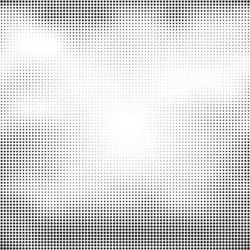 Halftone seamless vector background. Abstract halftone effect with black dots on Stock Illustration