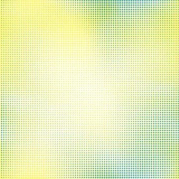 Halftone seamless vector background. Abstract halftone effect with colored dots Illustrazione stock