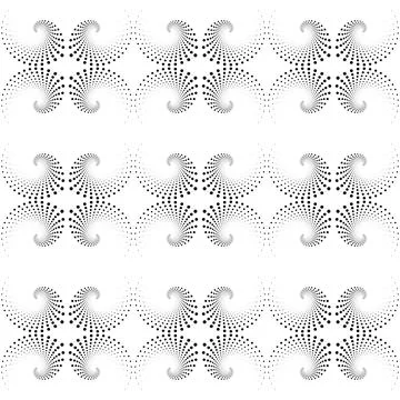 Halftone series of seamless pattern for background texture template wall paper Illustrazione stock