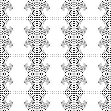 Halftone series of seamless pattern for background texture template wall paper Illustrazione stock