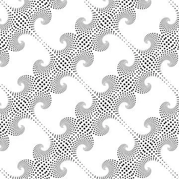 Halftone series of seamless pattern for background texture template wall paper Illustrazione stock