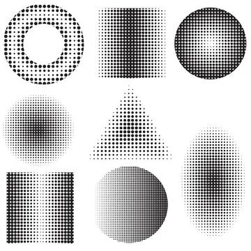 Halftone set halftone set on white background Copyright: xZoonar.com/Valer... Stock Photos
