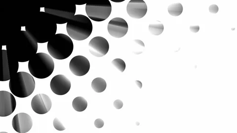 Halftone slanting transition mask with light rays Stock Footage 303055978