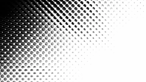 Halftone slanting transition mask with light rays Stock Footage 303056003