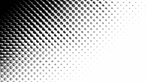 Halftone slanting transition mask with light rays Stock Footage 303056006