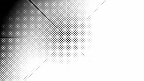 Halftone slanting transition mask with light rays Stock Footage 303056062