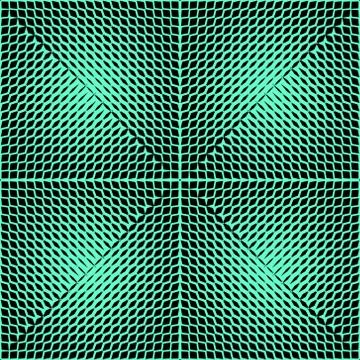 Halftone square and triangle patterns in green and black design, seamless v.. Stock Illustration