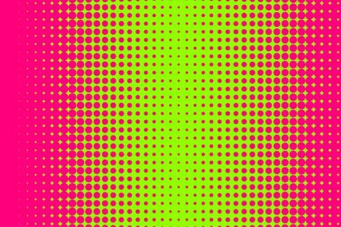 Halftone summer bright banner Stock Illustration