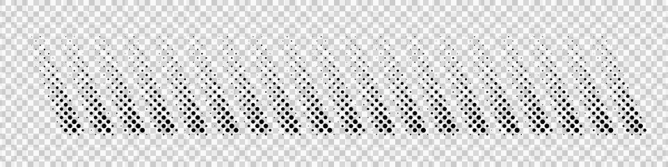 Halftone text effect, Dotted words on transparent background Stock Illustration