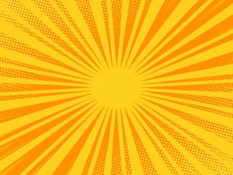 Halftone texture comic book style vector background Stock Illustration