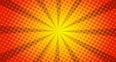 Halftone texture comic book superhero vector background Illustrazione stock